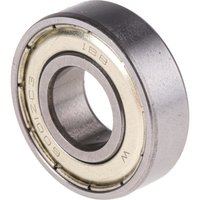RS PRO 6001-2Z/C3 Single Row Deep Groove Ball Bearing- Both Sides Shielded 12mm I.D, 28mm O.D
