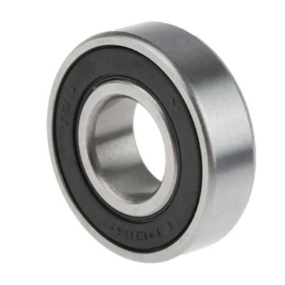 RS PRO 6006-2RS Single Row Deep Groove Ball Bearing- Both Sides Sealed 30mm I.D, 55mm O.D