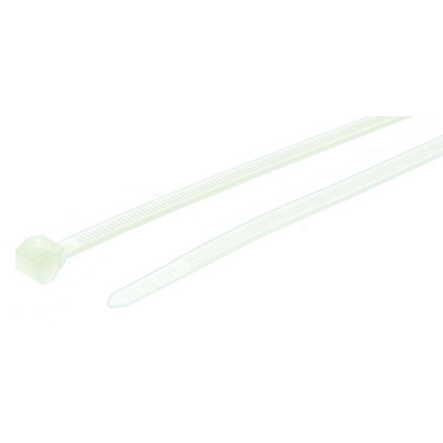 HellermannTyton Natural Cable Tie Nylon, 200mm x 4.6 mm