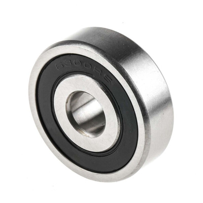 RS PRO 6300-2RS Single Row Deep Groove Ball Bearing- Both Sides Sealed 10mm I.D, 35mm O.D