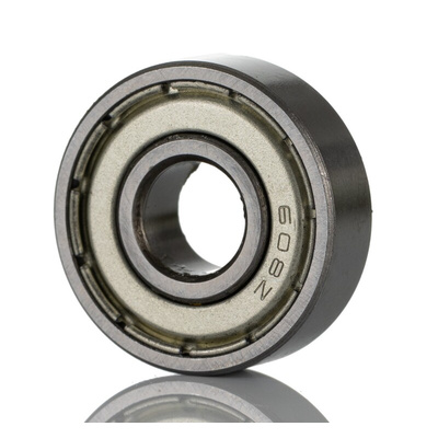RS PRO 608-2Z Single Row Deep Groove Ball Bearing- Both Sides Shielded 8mm I.D, 22mm O.D