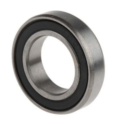 RS PRO 6801-2RS Single Row Deep Groove Ball Bearing- Both Sides Sealed 12mm I.D, 21mm O.D