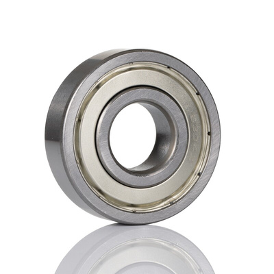 RS PRO 6304-2Z Single Row Deep Groove Ball Bearing- Both Sides Shielded 20mm I.D, 52mm O.D