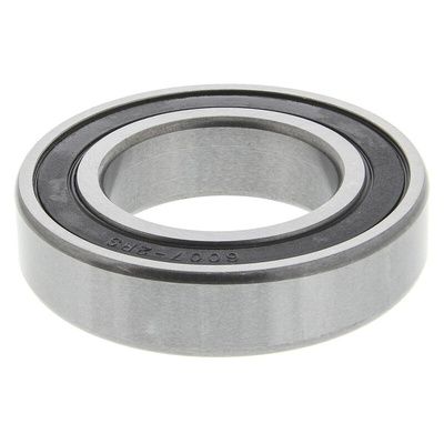 RS PRO 6007-2RS Single Row Deep Groove Ball Bearing- Both Sides Sealed 35mm I.D, 62mm O.D