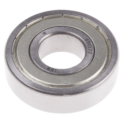 RS PRO 6305-2Z Single Row Deep Groove Ball Bearing- Both Sides Shielded 25mm I.D, 62mm O.D