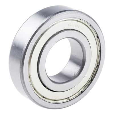 RS PRO 6308-2Z Single Row Deep Groove Ball Bearing- Both Sides Shielded 40mm I.D, 90mm O.D