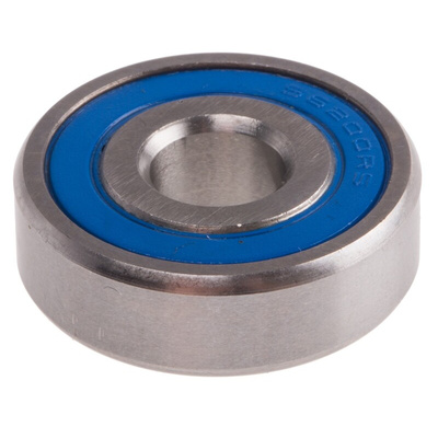 RS PRO SS6200-2RS Single Row Deep Groove Ball Bearing- Both Sides Sealed 10mm I.D, 30mm O.D