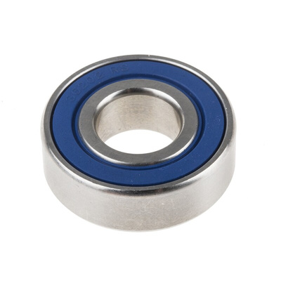 RS PRO SS6202-2RS Single Row Deep Groove Ball Bearing- Both Sides Sealed 15mm I.D, 35mm O.D