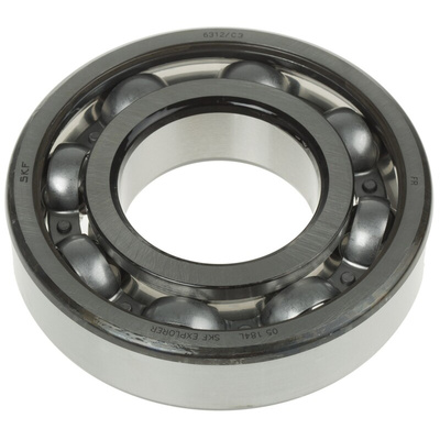 SKF 6312/C3 Single Row Deep Groove Ball Bearing- Open Type 60mm I.D, 130mm O.D