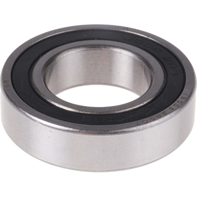 RS PRO 6005-2RS/C3 Single Row Deep Groove Ball Bearing- Both Sides Sealed 25mm I.D, 47mm O.D