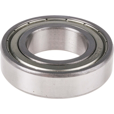 RS PRO 6005-2Z/C3 Single Row Deep Groove Ball Bearing- Both Sides Shielded 25mm I.D, 47mm O.D