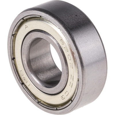 RS PRO 6202-2Z/C3 Single Row Deep Groove Ball Bearing- Both Sides Shielded 15mm I.D, 35mm O.D