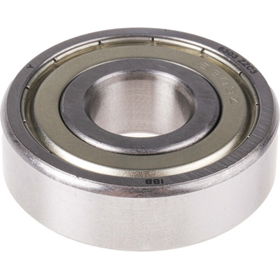 RS PRO 6303-2Z/C3 Single Row Deep Groove Ball Bearing- Both Sides Shielded 17mm I.D, 47mm O.D