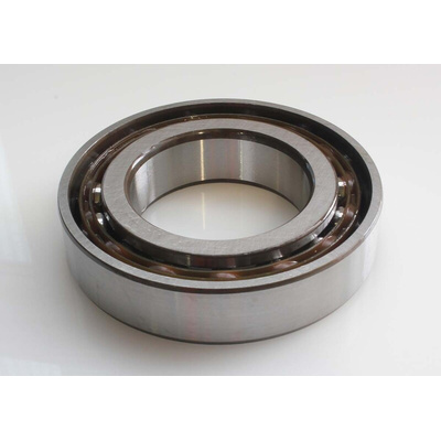 RS PRO 7208B Single Row Angular Contact Ball Bearing- Open Type 40mm I.D, 80mm O.D