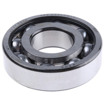 SKF 6306 Single Row Deep Groove Ball Bearing- Open Type 30mm I.D, 72mm O.D