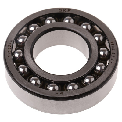 SKF 1206 ETN9 Self Aligning Ball Bearing- Open Type 30mm I.D, 62mm O.D
