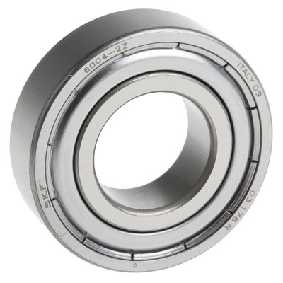 SKF 6004-2Z Single Row Deep Groove Ball Bearing- Both Sides Shielded 20mm I.D, 42mm O.D