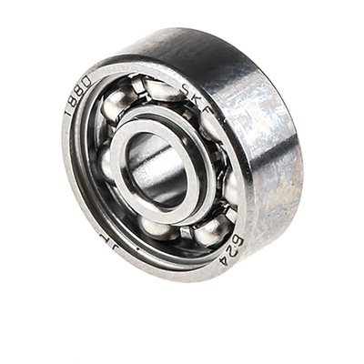 SKF 624 Single Row Deep Groove Ball Bearing- Open Type 4mm I.D, 13mm O.D