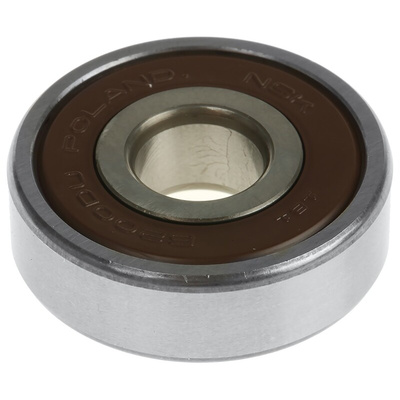NSK 6200DDU Single Row Deep Groove Ball Bearing- Both Sides Sealed 10mm I.D, 30mm O.D