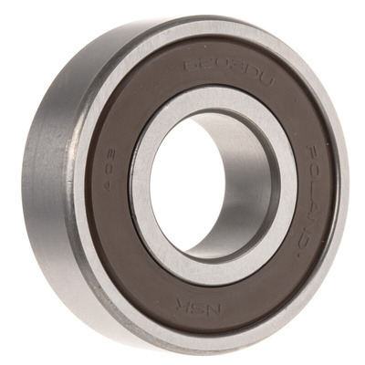 NSK 6203DDU Single Row Deep Groove Ball Bearing- Both Sides Sealed 17mm I.D, 40mm O.D