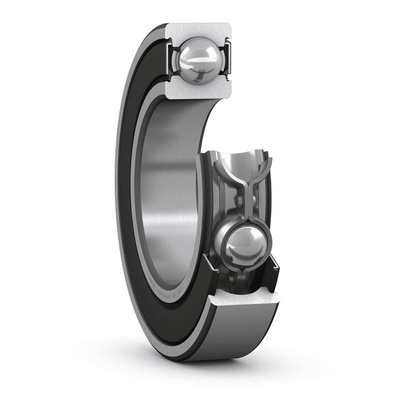 SKF 6000-2RSH Single Row Deep Groove Ball Bearing- Both Sides Sealed 10mm I.D, 26mm O.D