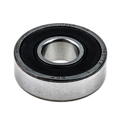 SKF 6000-2RSH Single Row Deep Groove Ball Bearing- Both Sides Sealed 10mm I.D, 26mm O.D
