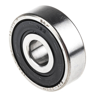 SKF 626-2RSH Single Row Deep Groove Ball Bearing- Both Sides Sealed 6mm I.D, 19mm O.D
