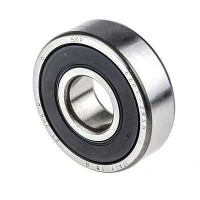 SKF 6201-2RSH Single Row Deep Groove Ball Bearing- Both Sides Sealed 12mm I.D, 32mm O.D