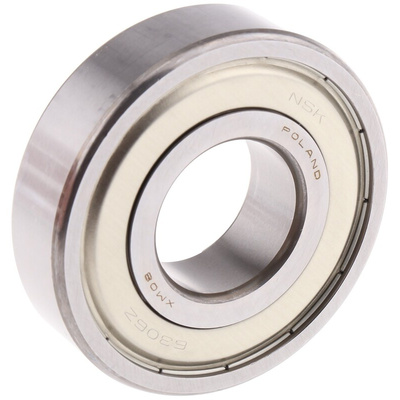 NSK 6306ZZ Single Row Deep Groove Ball Bearing- Both Sides Shielded 30mm I.D, 72mm O.D