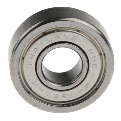 NMB R-1660HHMTRA1P25LY121 Double Row Deep Groove Ball Bearing- Both Sides Shielded 6mm I.D, 16mm O.D