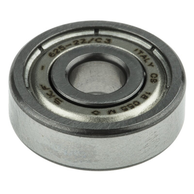 SKF 625-2Z/C3 Single Row Deep Groove Ball Bearing- Both Sides Shielded 5mm I.D, 16mm O.D