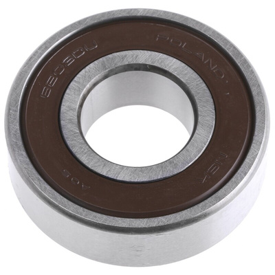 NSK 6203DDUC3 Single Row Deep Groove Ball Bearing- Both Sides Sealed 17mm I.D, 40mm O.D