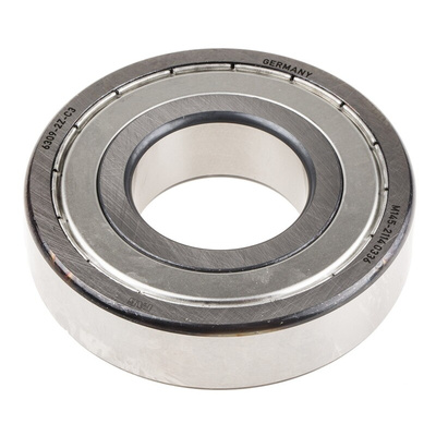 FAG 6309-2Z-C3 Single Row Deep Groove Ball Bearing- Both Sides Shielded 45mm I.D, 100mm O.D