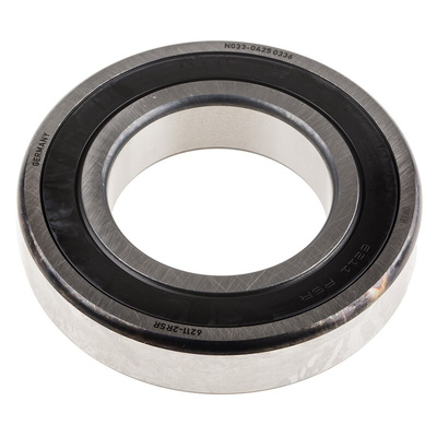FAG 6211-C-2HRS Single Row Deep Groove Ball Bearing- Both Sides Sealed 55mm I.D, 100mm O.D