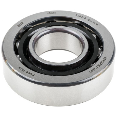 FAG 7306-B-XL-TVP Single Row Angular Contact Ball Bearing- Open Type 30mm I.D, 72mm O.D