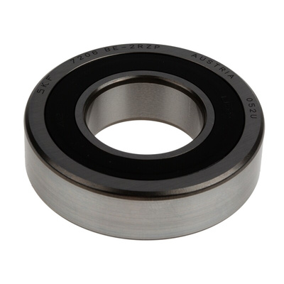 SKF 7206 BE-2RZP Single Row Angular Contact Ball Bearing- Non Contact Seals On Both Sides 30mm I.D, 62mm O.D
