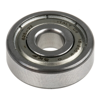 SKF 625-2Z Single Row Deep Groove Ball Bearing- Both Sides Shielded 5mm I.D, 16mm O.D