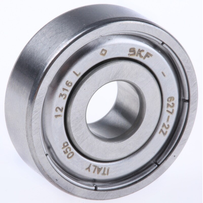 SKF 627-2Z Single Row Deep Groove Ball Bearing- Both Sides Shielded 7mm I.D, 22mm O.D