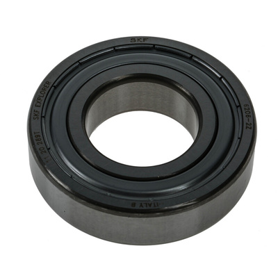 SKF 6206-2Z Single Row Deep Groove Ball Bearing- Both Sides Shielded 30mm I.D, 62mm O.D