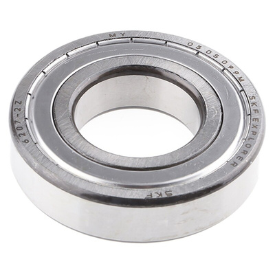 SKF 6207-2Z Single Row Deep Groove Ball Bearing- Both Sides Shielded 35mm I.D, 72mm O.D