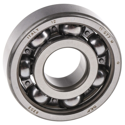 SKF 6303 Single Row Deep Groove Ball Bearing- Open Type 17mm I.D, 47mm O.D