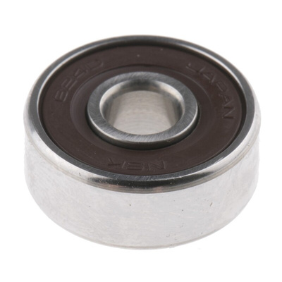 NSK 624-2RS Single Row Deep Groove Ball Bearing- Both Sides Sealed 4mm I.D, 13mm O.D