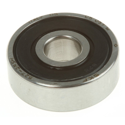SKF 627-2RSH Single Row Deep Groove Ball Bearing- Both Sides Sealed 7mm I.D, 22mm O.D