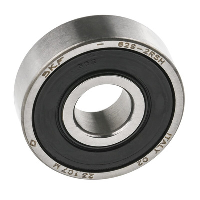 SKF 629-2RSH Single Row Deep Groove Ball Bearing- Both Sides Sealed 9mm I.D, 26mm O.D