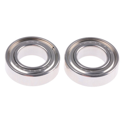 NMB DDL-1790ZZRA5P25LY121 Double Row Deep Groove Ball Bearing- Both Sides Shielded 9mm I.D, 17mm O.D