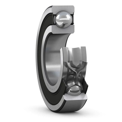 SKF 6211-2RS1 Single Row Deep Groove Ball Bearing- Both Sides Sealed 55mm I.D, 100mm O.D