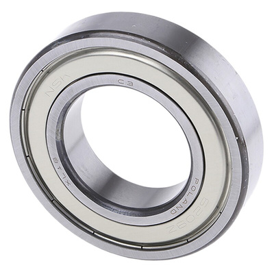 NSK 6209ZZC3 Single Row Deep Groove Ball Bearing- Both Sides Shielded 45mm I.D, 85mm O.D