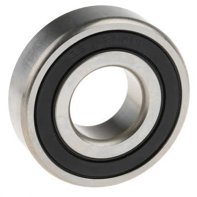 SKF W6204-2RS1 Single Row Deep Groove Ball Bearing- Both Sides Sealed 20mm I.D, 47mm O.D