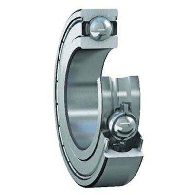 SKF W6205-2RS1 Single Row Deep Groove Ball Bearing- Both Sides Sealed 25mm I.D, 52mm O.D