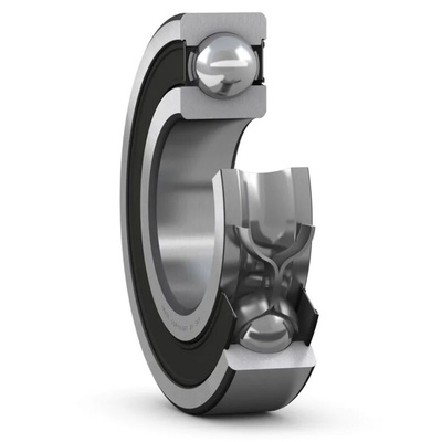 SKF W6205-2RS1 Single Row Deep Groove Ball Bearing- Both Sides Sealed 25mm I.D, 52mm O.D